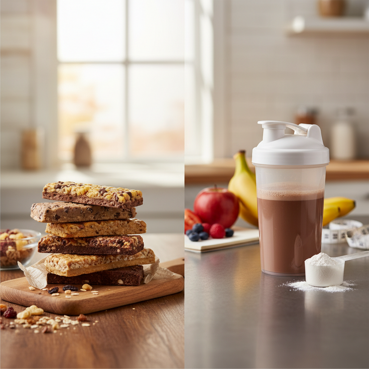 โปรตีนบาร์และเชค: เสริมสุขภาพอย่างรวดเร็วและสะดวกในแบบของคุณ